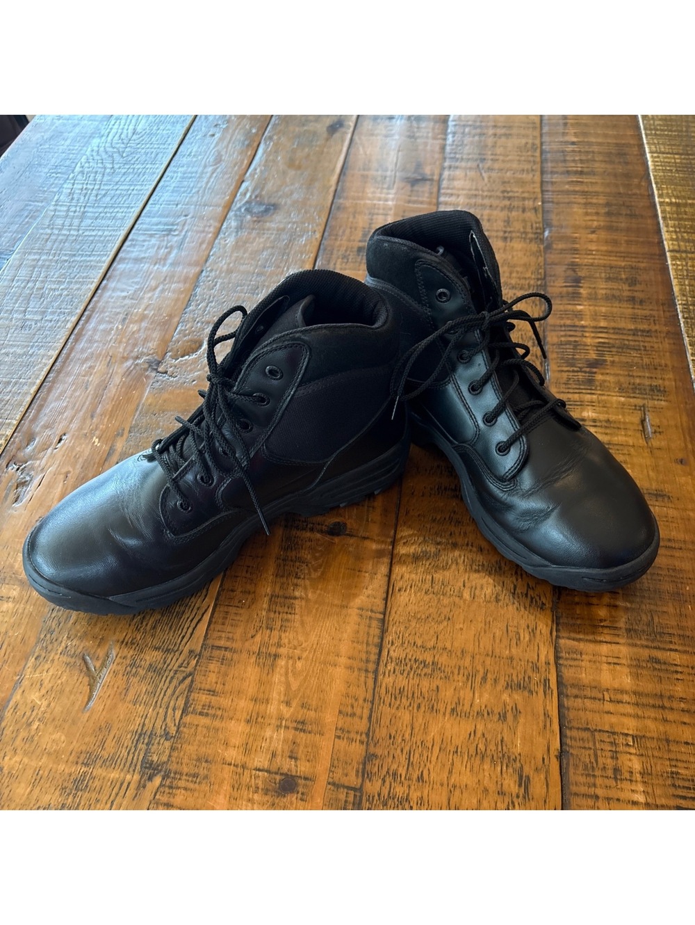 Magnum essential equipment stealth force leather lace up boots- size 11.5